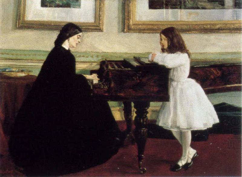 James Mcneill Whistler At the Piano china oil painting image